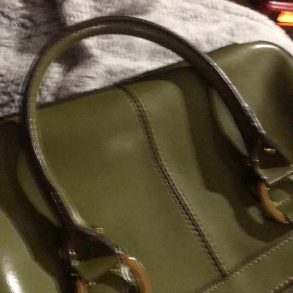 Madison & Max Vintage Purse Olive Green - Picture 9 of 9